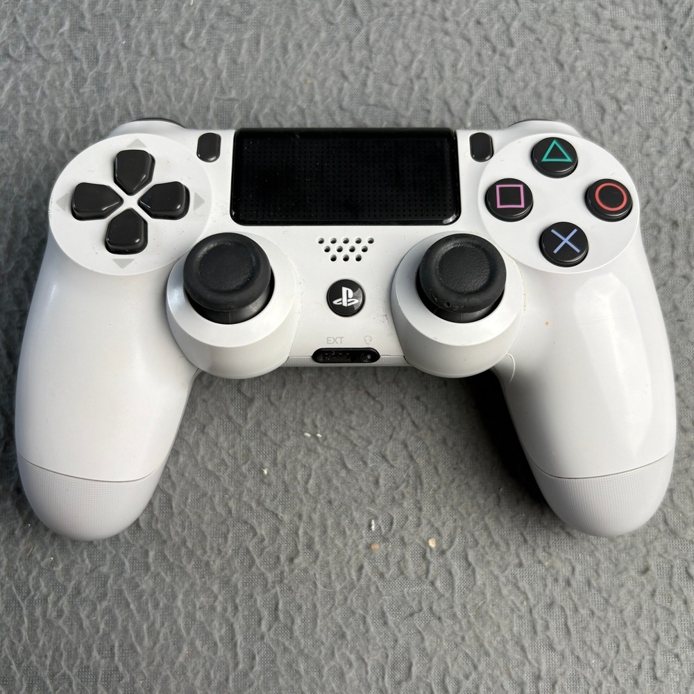 Sony DualShock 4 Wireless Controller Glacier White PS4 CUH-ZCT2U Untested